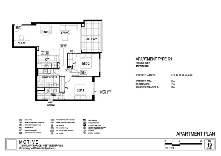 Floorplan of Homely apartment listing, 32/172 Railway Parade, West Leederville WA 6007