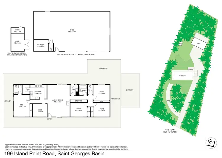 Floorplan of Homely rural property listing, 199 Island Point Road, St Georges Basin NSW 2540