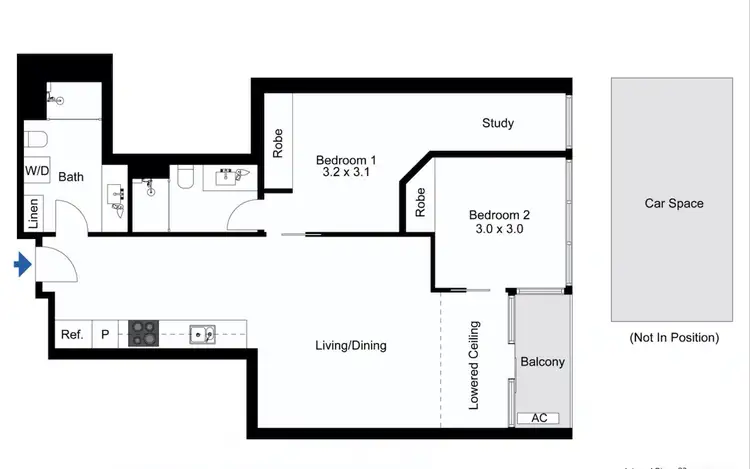 Floorplan of Homely apartment listing, 2212/151 City Rd, Southbank VIC 3006