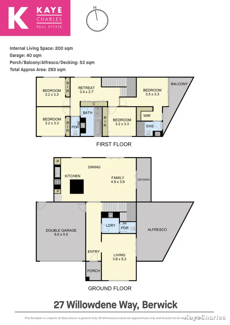 Floorplan of Homely townhouse listing, 27 Willowdene Way, Berwick VIC 3806