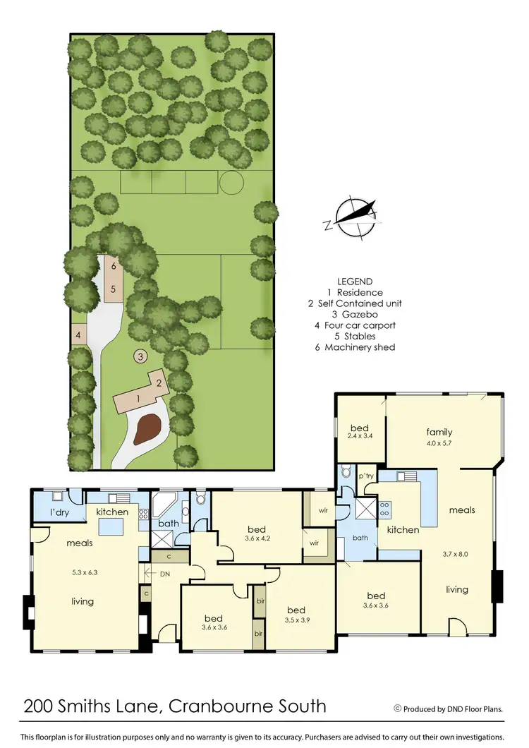 Floorplan of Homely rural property listing, 200 Smiths Lane, Cranbourne South VIC 3977