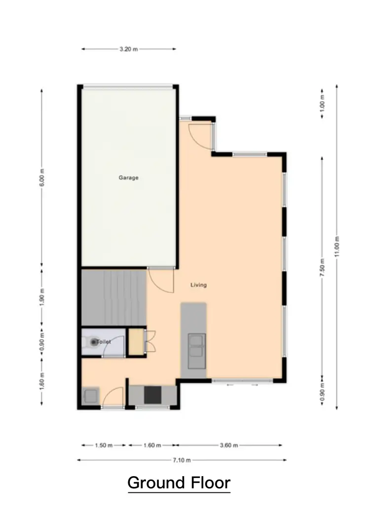 Floorplan of Homely townhouse listing, Address available on request