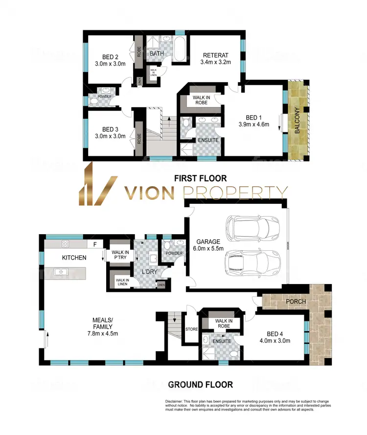 Floorplan of Homely house listing, 21 Forum Way, Point Cook VIC 3030