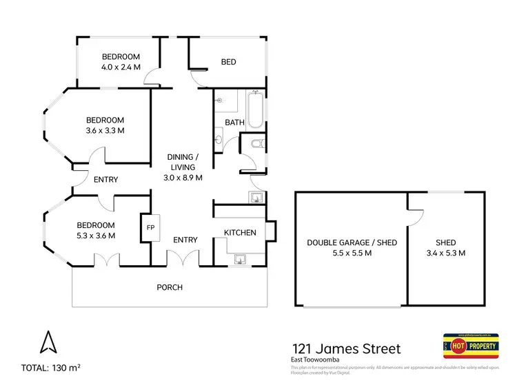Floorplan of Homely house listing, 121 James Street, East Toowoomba QLD 4350