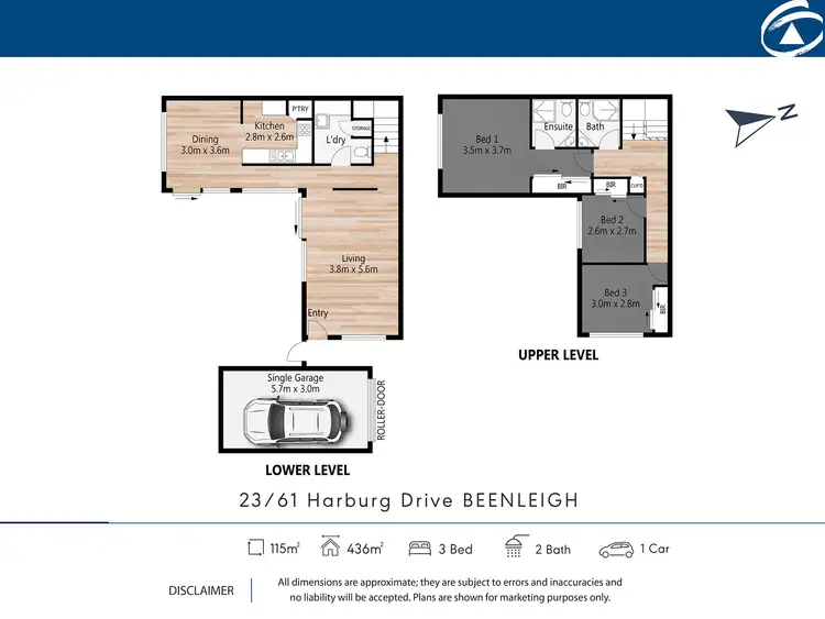 Floorplan of Homely house listing, 23/61 Harburg Drive, Beenleigh QLD 4207