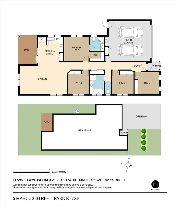 Floorplan of Homely house listing, 5 Marcus Street, Park Ridge QLD 4125