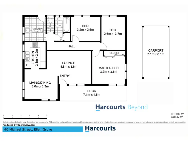 Floorplan of Homely house listing, 40 Michael Street, Ellen Grove QLD 4078