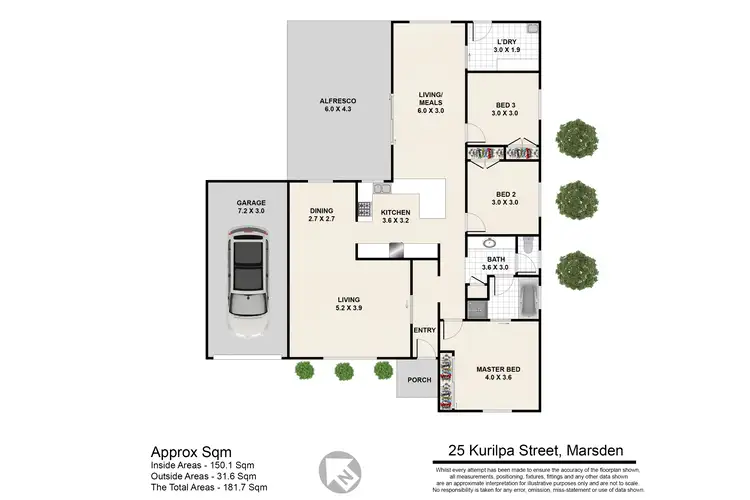 Floorplan of Homely house listing, 25 Kurilpa Street, Marsden QLD 4132