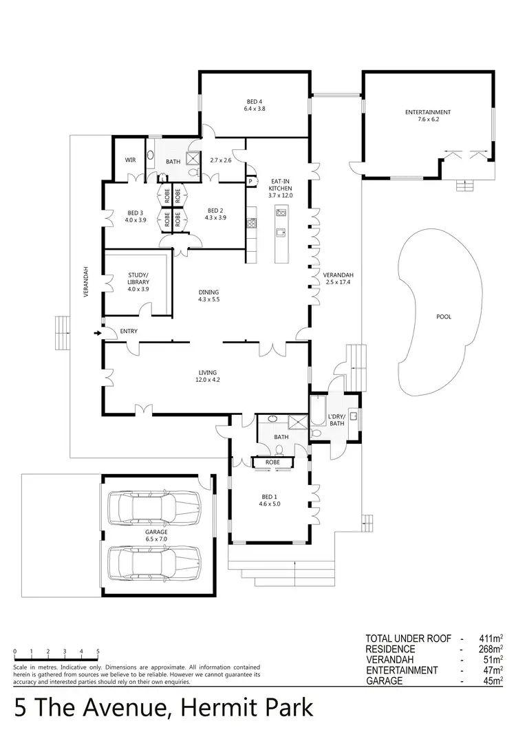 Floorplan of Homely house listing, 5 The Avenue, Hermit Park QLD 4812