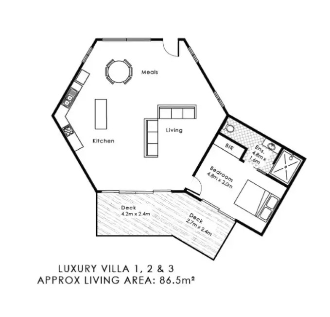 Floorplan of Homely rural property listing, 34 Pebbly Beach Road, East Lynne NSW 2536