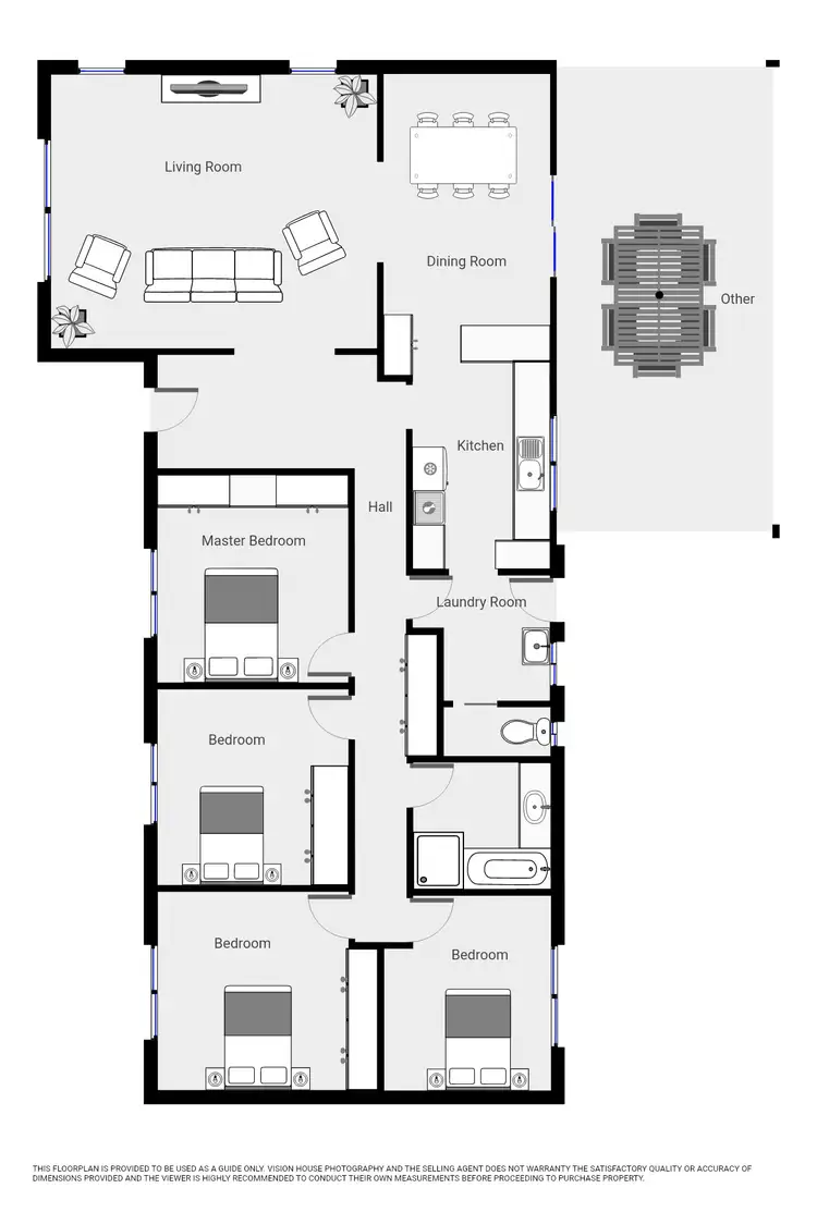 Floorplan of Homely house listing, 5 Reilly Street, Merbein VIC 3505