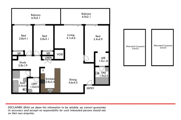 Floorplan of Homely unit listing, 10-16 Castlereagh Street, Liverpool NSW 2170