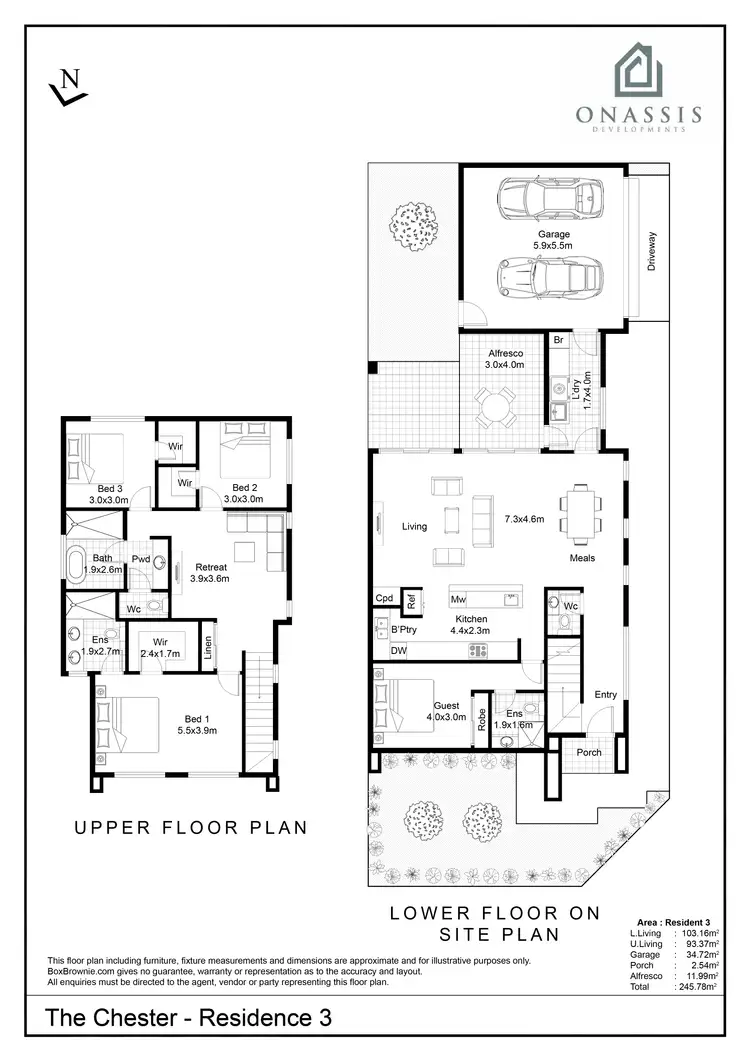 Floorplan of Homely townhouse listing, Lot 743 / 2-4 Chester Street, Lockleys SA 5032