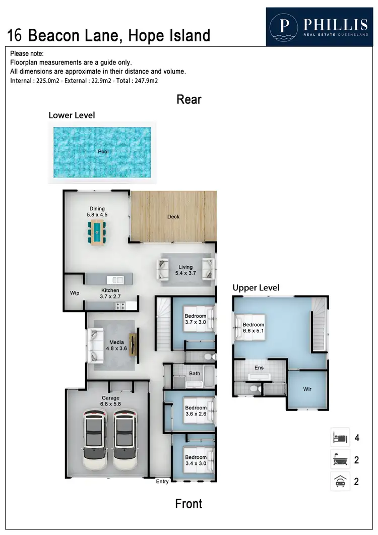 Floorplan of Homely house listing, 16 Beacon Lane, Hope Island QLD 4212