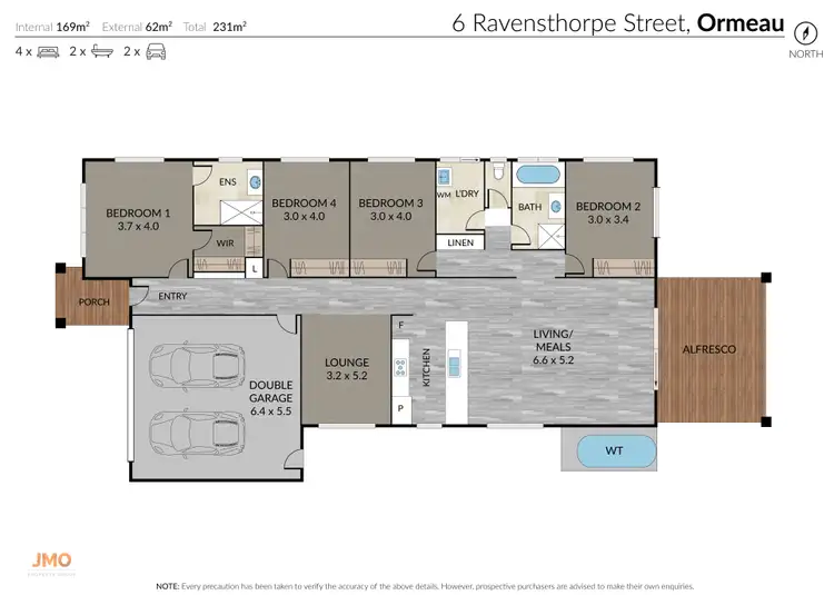 Floorplan of Homely house listing, 6 Ravensthorpe Street, Ormeau QLD 4208