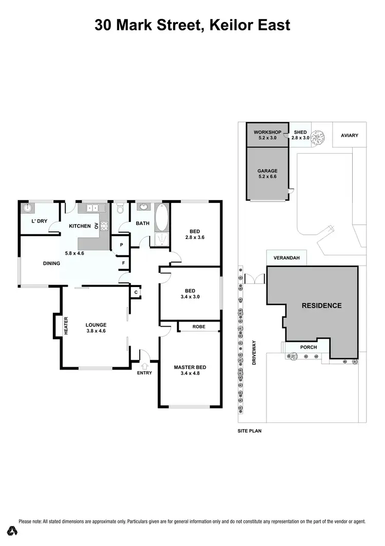 Floorplan of Homely house listing, 30 Mark Street, Keilor East VIC 3033