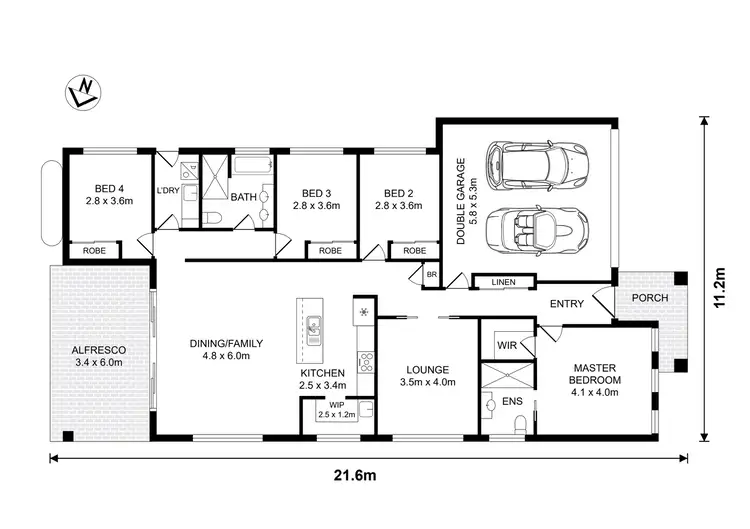 Floorplan of Homely house listing, 145 Heath Road, Leppington NSW 2179