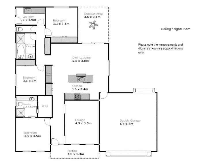 Floorplan of Homely house listing, 24 Olivia Drive, Mildura VIC 3500
