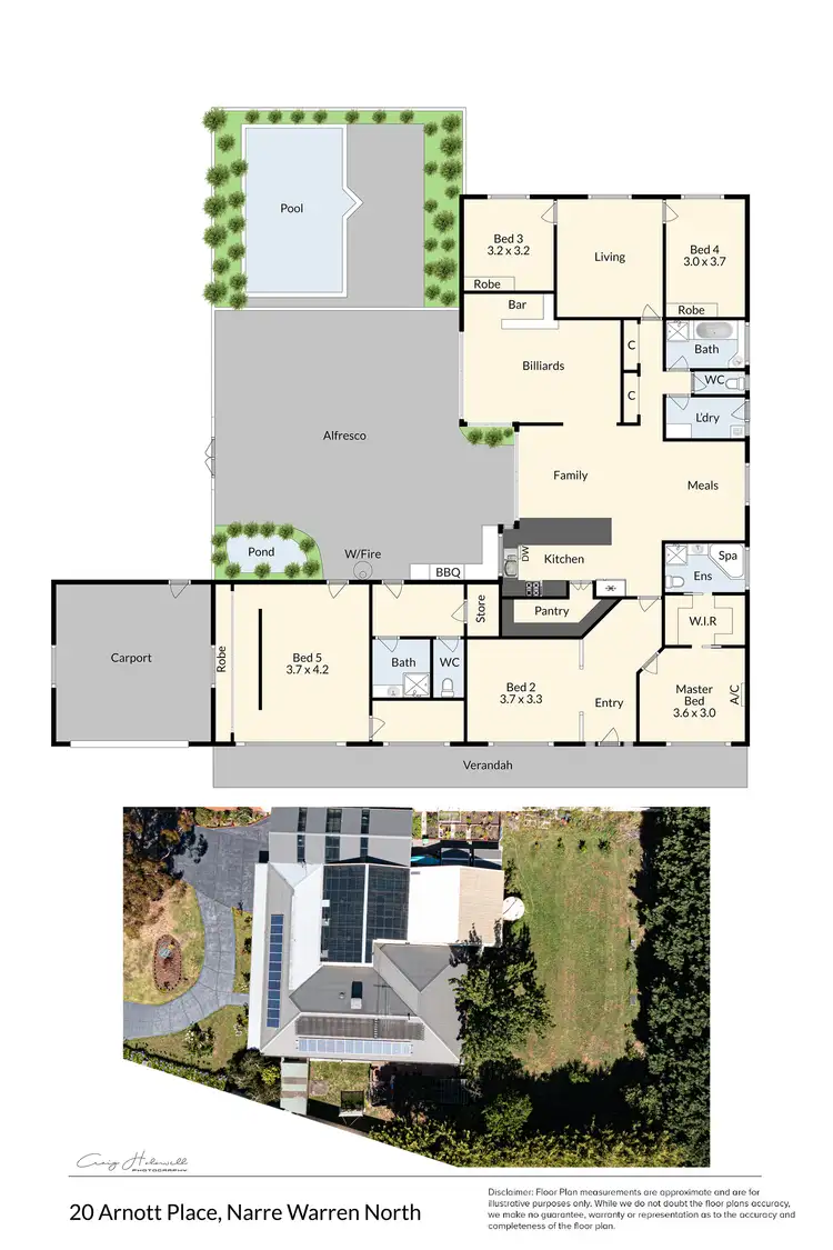 Floorplan of Homely house listing, 20 Arnott Place, Narre Warren North VIC 3804