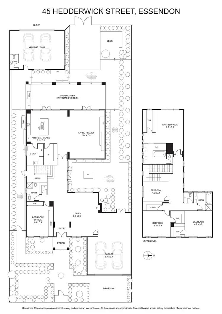 Floorplan of Homely house listing, 45 Hedderwick Street, Essendon VIC 3040