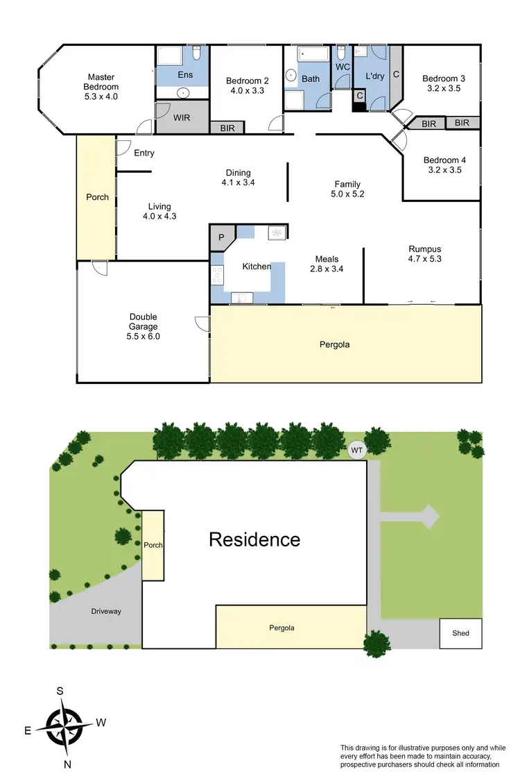 Floorplan of Homely house listing, 1 MCILWRAITH COURT, Berwick VIC 3806