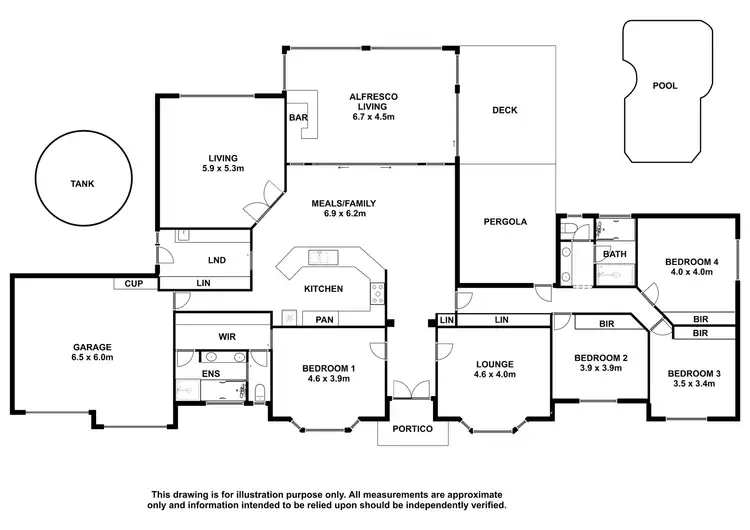 Floorplan of Homely house listing, 5-7 Anniefield Lane, Mount Gambier SA 5290