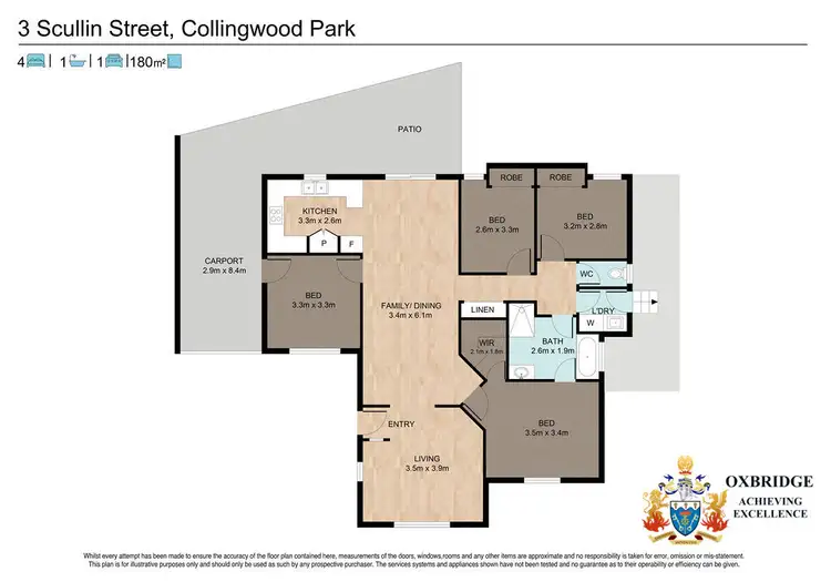 Floorplan of Homely house listing, 3 Scullin Street, Collingwood Park QLD 4301