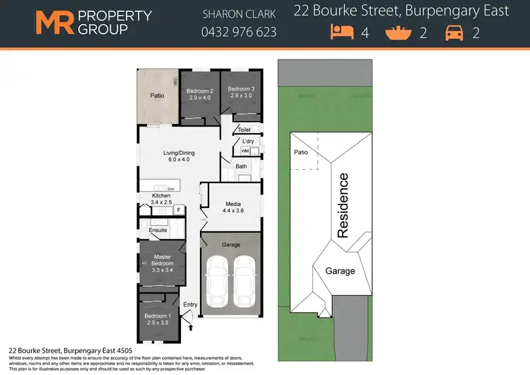 Floorplan of Homely house listing, 22 Bourke Street, Burpengary East QLD 4505