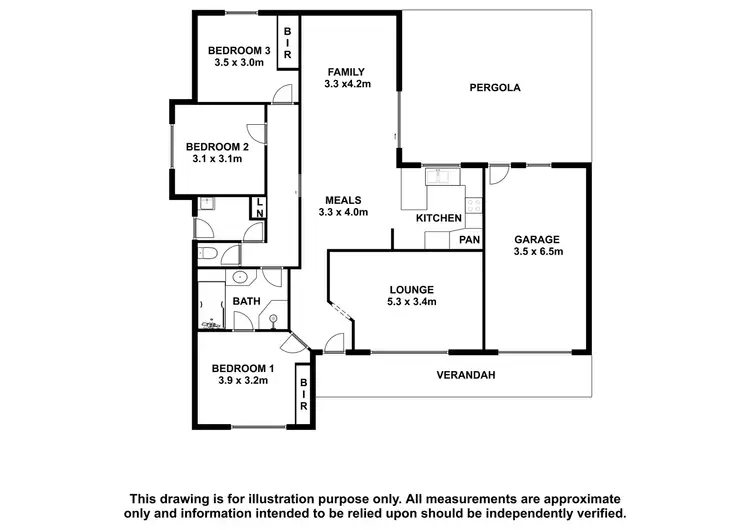 Floorplan of Homely house listing, 8 Shiloh Close, Mount Gambier SA 5290