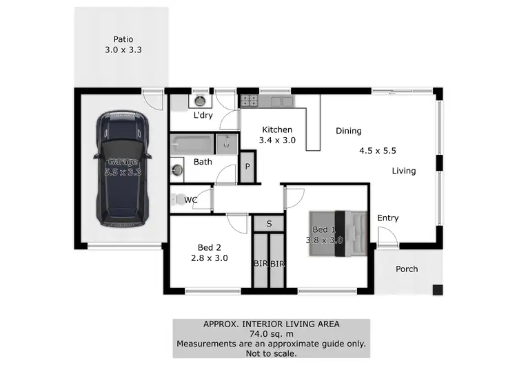 Floorplan of Homely unit listing, 1/479 Neville Street, Lavington NSW 2641
