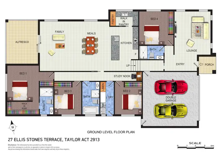 Floorplan of Homely house listing, 27 ELLis Stones Terrace, Taylor ACT 2913