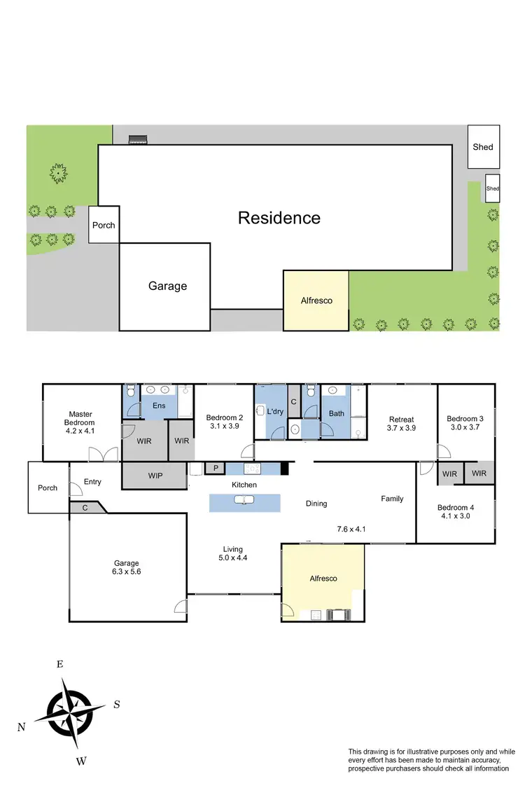Floorplan of Homely house listing, 14 St Clair Avenue, Cranbourne West VIC 3977