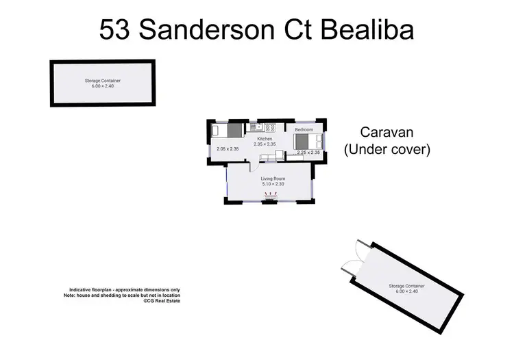 Floorplan of Homely rural property listing, 53 Sanderson Court, Bealiba VIC 3475