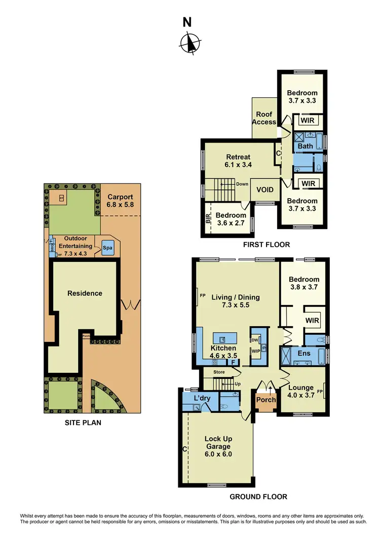 Floorplan of Homely house listing, 23 CIVIC PARADE, Seaholme VIC 3018