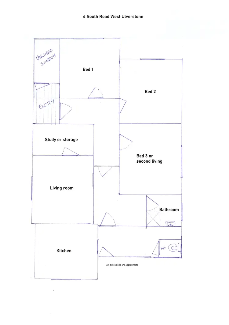 Floorplan of Homely house listing, 4 South Road, West Ulverstone TAS 7315