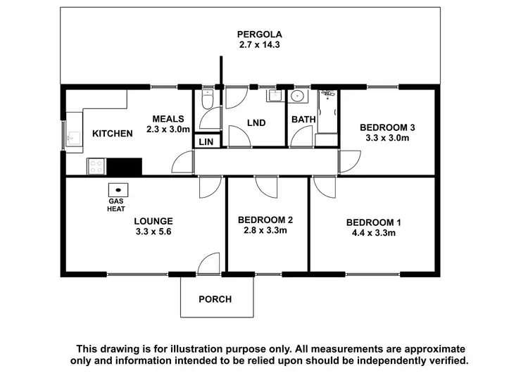 Floorplan of Homely house listing, 11 Lawson Street, Mount Gambier SA 5290
