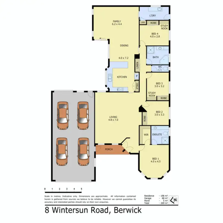 Floorplan of Homely house listing, 8 Wintersun Road, Berwick VIC 3806