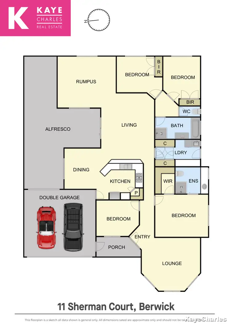 Floorplan of Homely house listing, 11 Sherman Court, Berwick VIC 3806