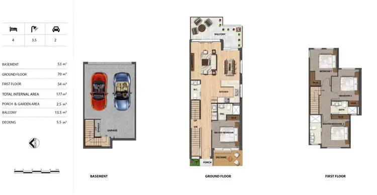 Floorplan of Homely townhouse listing, Address available on request