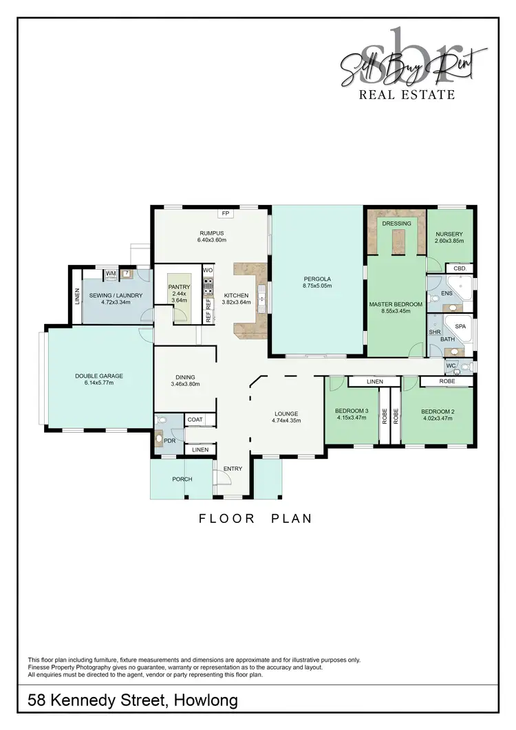 Floorplan of Homely house listing, 58 KENNEDY STREET, Howlong NSW 2643