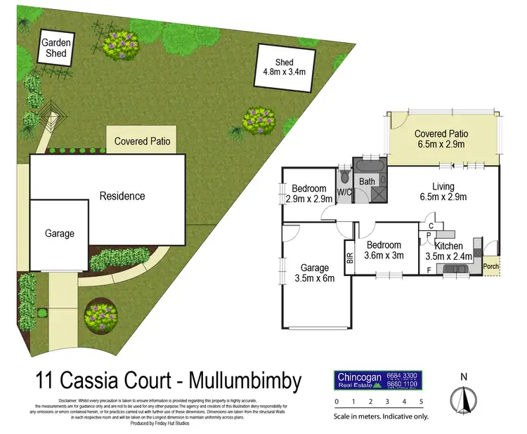 Floorplan of Homely house listing, 11 Cassia Ct, Mullumbimby NSW 2482