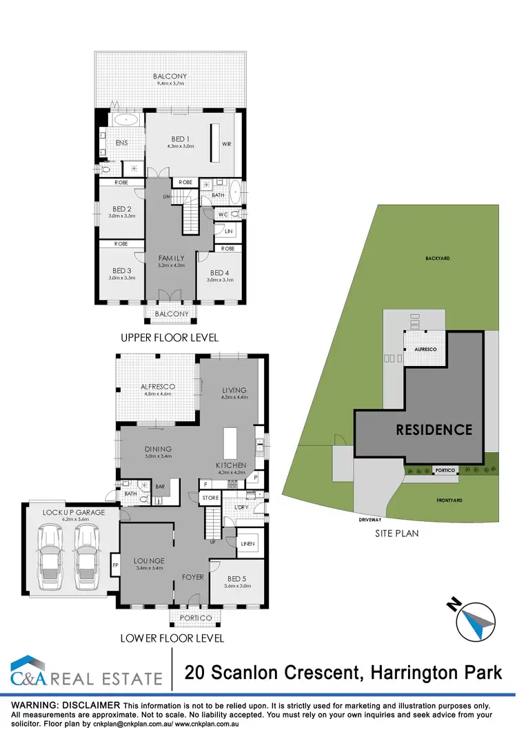 Floorplan of Homely house listing, 20 Scanlon Crescent, Harrington Park NSW 2567