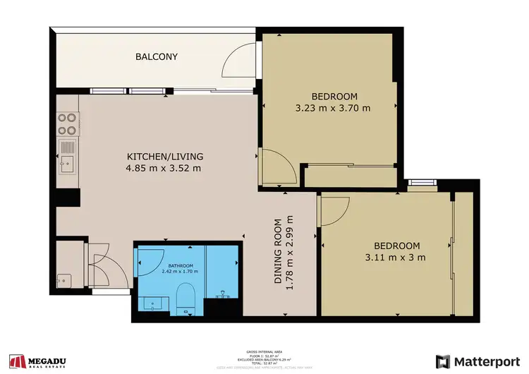 Floorplan of Homely apartment listing, 204/10 Bruce Street, Box Hill VIC 3128