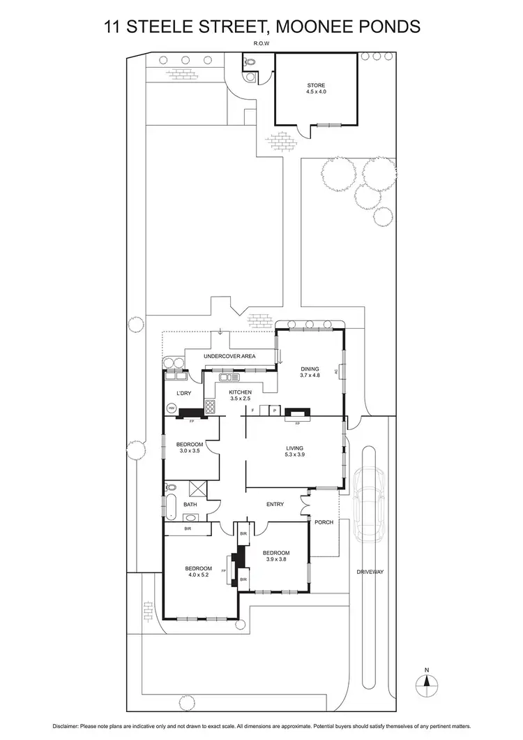 Floorplan of Homely house listing, 11 Steele Street, Moonee Ponds VIC 3039