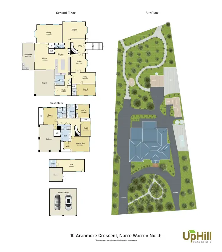 Floorplan of Homely house listing, 10 Aranmore Crescent, Narre Warren North VIC 3804