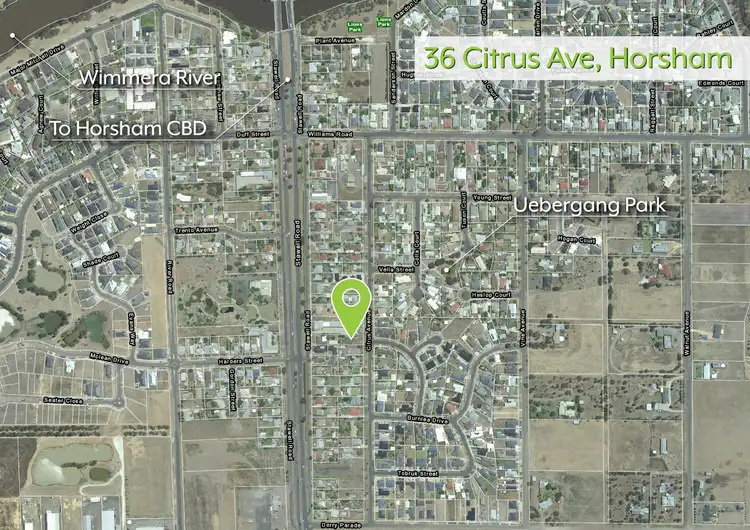 Floorplan of Homely land listing, 36 Citrus Ave, Horsham VIC 3400
