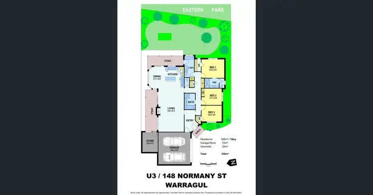 Floorplan of Homely townhouse listing, 3/148 Normanby Street, Warragul VIC 3820