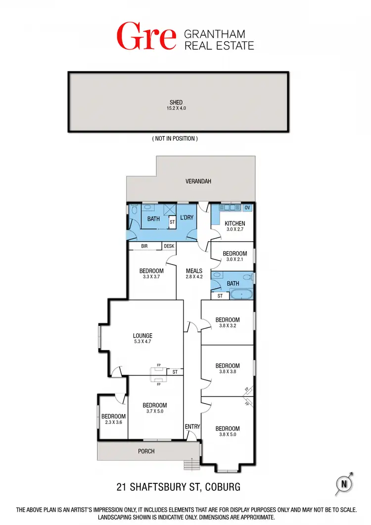 Floorplan of Homely house listing, 21 Shaftsbury Street, Coburg VIC 3058