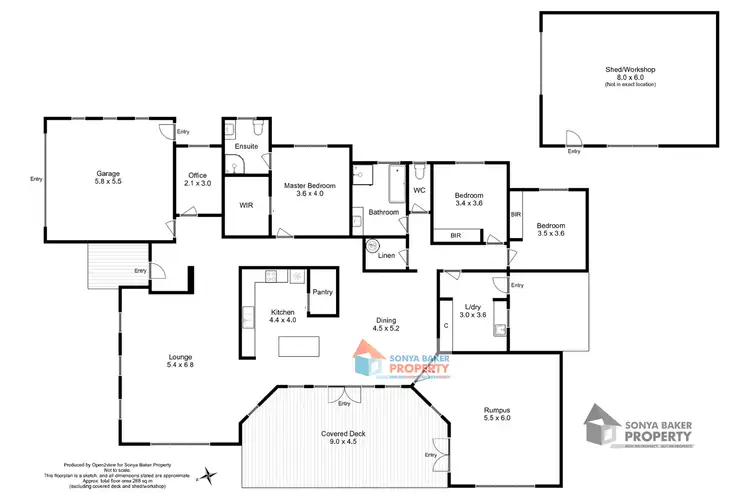 Floorplan of Homely house listing, 9 Sandy Crescent, Wynyard TAS 7325