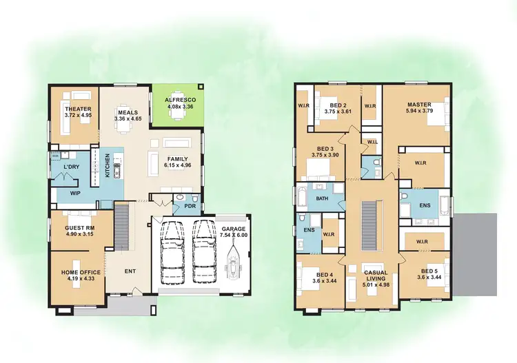 Floorplan of Homely house listing, 8 Madisons Avenue, Diggers Rest VIC 3427
